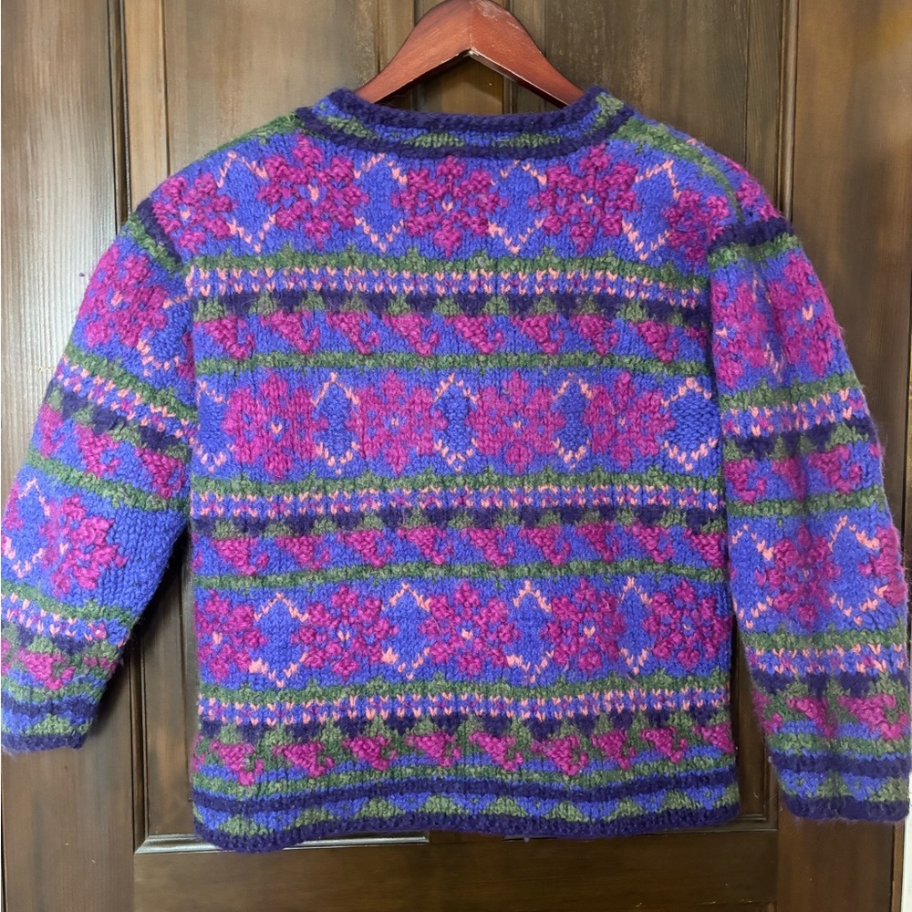 Icelandic Women's Multicolor Patterned Sweater - image 3